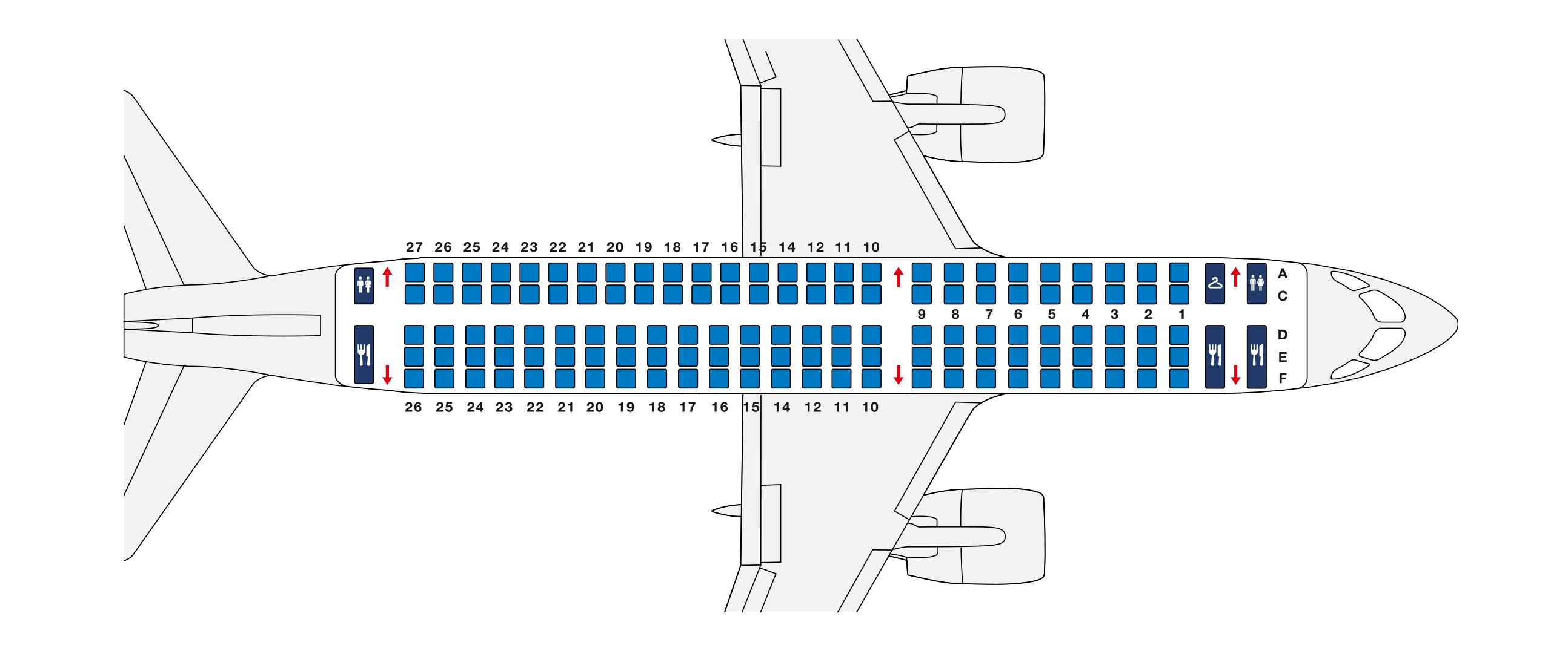 A220-100_seat map