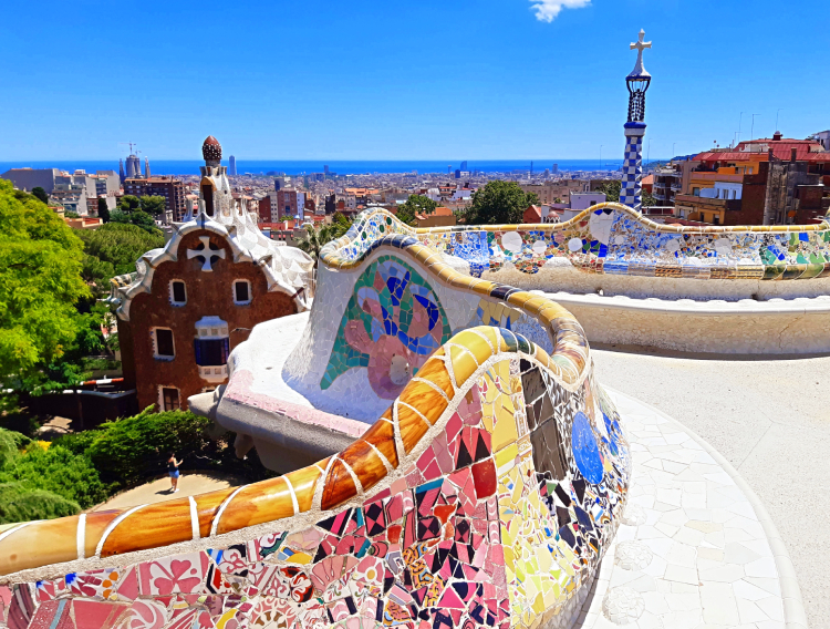 Barcelona Park Güell pogled s balkona_750x568