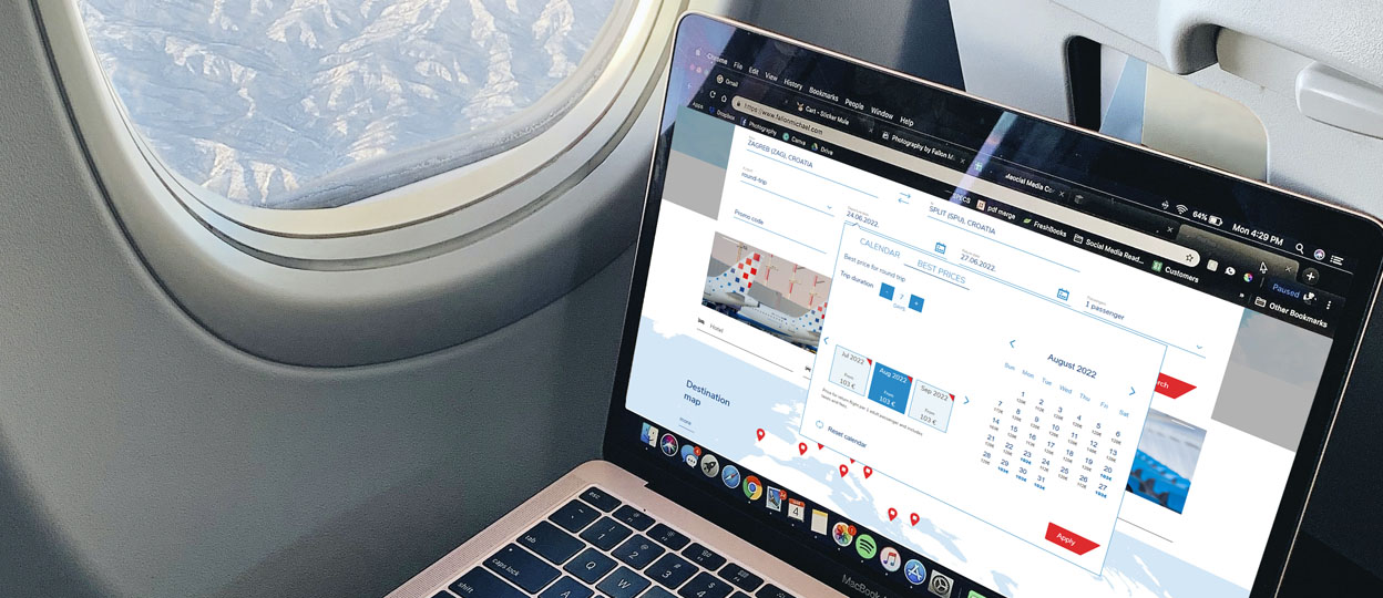 Best prices kalendar Croatia Airlinesa!